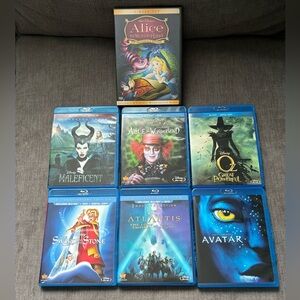 Bundle of 7 Disney & other movies, Blu-rays & DVD’s